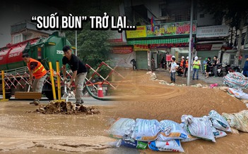 Tìm nguyên nhân 'suối bùn' tái diễn ở Hà Nội khi thi công hầm ngầm metro