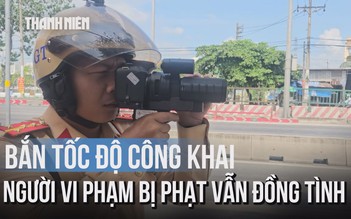 'Trời nắng không thấy biển báo', bị kiểm tra vì vượt tốc độ