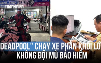 Hóa trang Deadpool chạy xe phân khối lớn, bị CSGT TP.HCM phạt 22 triệu đồng
