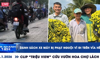 Xem nhanh 12h: Danh sách xe máy bị phạt nguội vì đi trên vỉa hè | Clip 'triệu view' cứu vườn hoa Chợ Lách