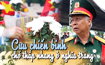 Cựu chiến binh rưng rưng nước mắt chờ thắp nhang tri ân 731 liệt sĩ Cựu chiến binh rưng rưng nước mắt chờ thắp nhang tri ân 731 liệt sĩ