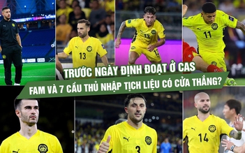 Trước ngày định đoạt ở CAS: FAM và 7 cầu thủ nhập tịch liệu có cửa thắng?
