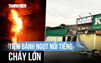 Lửa bao trùm tiệm bánh ngọt nổi tiếng ở TP.HCM