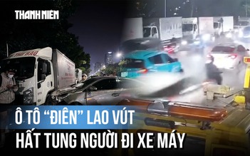 Rùng mình khoảnh khắc tai nạn liên hoàn trên phố Nguyễn Chánh