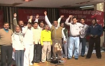 Công nhân Ấn Độ biểu tình chống lạm phát