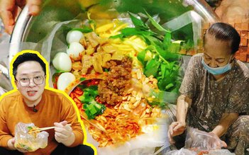 360 độ ngon: Hàng bánh tráng trộn thịt băm, tóp mỡ giòn rụm của bà cụ U90 tại Sài Gòn