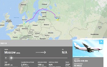 Máy bay chở tổng thống Nga phải bay đường vòng đến Đức