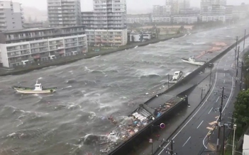 Siêu bão Jebi khiến 11 người thiệt mạng tại Nhật