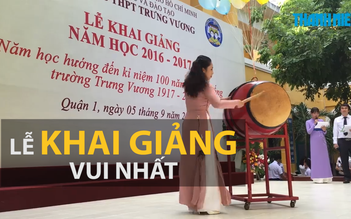 Lễ khai giảng ít nghi thức rườm rà và nhiều tiếng cười hơn