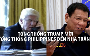 Ông Trump mời tổng thống Philippines thăm Nhà Trắng