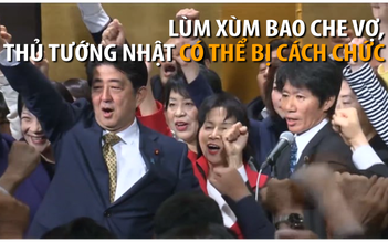 Ông Shinzo Abe 'ngồi trên lửa' vì lùm xùm ưu đãi thân hữu