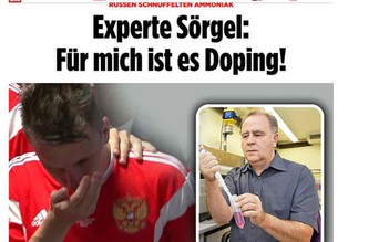 Báo Đức nghi ngờ cầu thủ Nga sử dụng doping ở World Cup