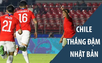 ĐKVĐ Chile thể hiện sức mạnh đáng sợ trước Nhật Bản