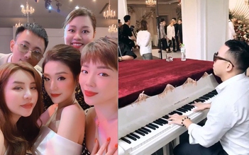 Tóc Tiên cùng bạn trai tới mừng đám cưới của chủ nhân hit ‘Yêu 5’ Rhymastic