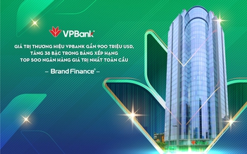 Giá trị thương hiệu VPBank đạt gần 900 triệu USD, tăng 38 bậc trong bảng xếp hạng