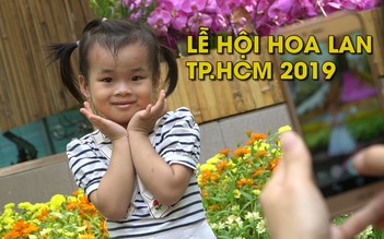 Người dân TP.HCM đổ về lễ hội hoa lan dịp nghỉ lễ 30.4 - 1.5