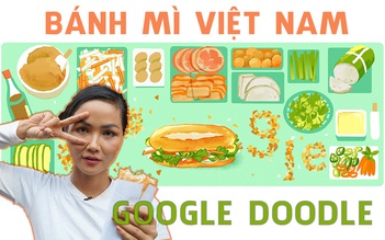 Doodle bánh mì Việt Nam xuất hiện trên trang chủ Google hơn 10 quốc gia