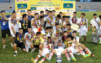 VCK U.19 quốc gia 2017: Thắng ngược PVF, Hà Nội bảo vệ thành công ngôi vô địch