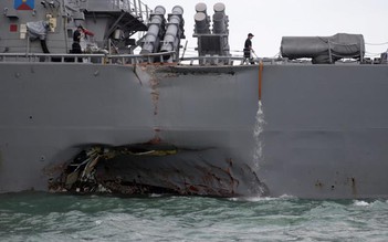 Singapore, Malaysia tranh nhau điều tra vụ va chạm tàu chiến Mỹ