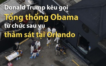 Donald Trump kêu gọi Tổng thống Obama từ chức sau vụ thảm sát tại Orlando