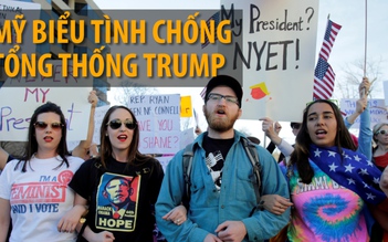 Mỹ: Biểu tình chống ông Trump nhân ngày Tổng thống