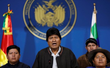 Bị quân đội 'bỏ rơi', Tổng thống Bolivia từ chức