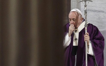 Giáo hoàng Francis 'bệnh nhẹ', phải hủy một buổi lễ ở Rome