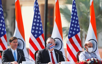 Tại Ấn Độ, Ngoại trưởng Mỹ Pompeo cảnh báo về 'nguy cơ' Trung Quốc