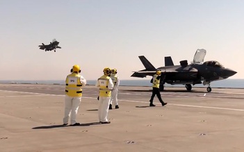 F-35B Mỹ lên tàu sân bay Anh, sẵn sàng tập trận, ra Ấn Độ Dương-Thái Bình Dương