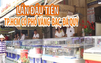 Lần đầu tiên TP.HCM có phố kinh doanh vàng bạc, đá quý