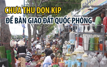 50 ki ốt gần Tân Sơn Nhất chưa kịp thu dọn để trả đất quốc phòng