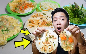 Bánh ép Huế - món ăn vặt lạ miệng hút khách