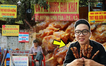 Thịt xiên nướng Hà Nội ở Sài Gòn bán hàng trăm xiên chỉ trong một buổi
