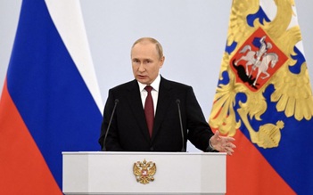 Tổng thống Putin ký hiệp ước sáp nhập 4 vùng của Ukraine vào Nga