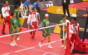 Cầu mây Indonesia bỏ thi đấu phản đối trọng tài SEA Games