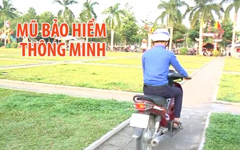 Mũ bảo hiểm nâng cao ý thức giao thông của học sinh Quảng Ngãi