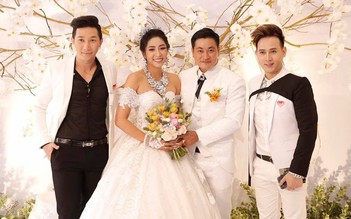 Hoa hậu Đặng Thu Thảo diện váy cưới 5 mét trong đám cưới lớn tại Cần Thơ