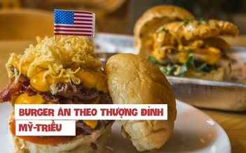 Bánh burger ăn theo hội nghị thượng đỉnh Mỹ - Triều ở Hà Nội
