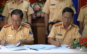 Cảnh sát 7 tỉnh thành ký kết phối hợp tấn công quái xế đua xe, tội phạm