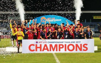 Hạ Thái Lan bằng loạt sút luân lưu, U.15 Việt Nam vô địch Đông Nam Á