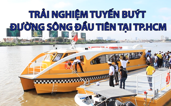 Trải nghiệm tuyến buýt đường sông đầu tiên tại TP.HCM