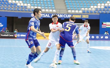 VCK futsal châu Á: Thua Nhật Bản 0-2, tuyển Việt Nam gặp Iran ở tứ kết