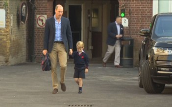 Ngày đầu tiên đi học của Hoàng tử George