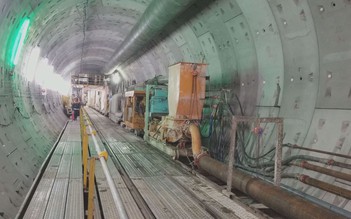 Hơn 100m hầm metro hoàn thành sau gần 2 tháng thi công ở Sài Gòn