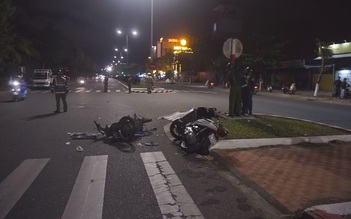 1 người chết, 2 người bị thương vì cú tông xe máy cực mạnh trong đêm