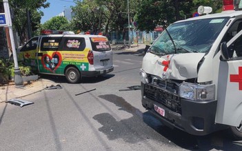 Kinh hoàng 2 xe cấp cứu tông nhau ở Đà Nẵng, F1 tử vong, nữ điều dưỡng bị thương nặng