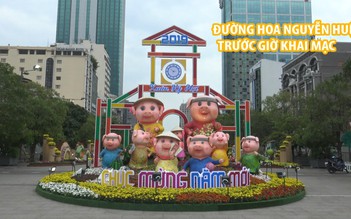 Chiêm ngưỡng đường hoa Nguyễn Huệ trước giờ khai mạc