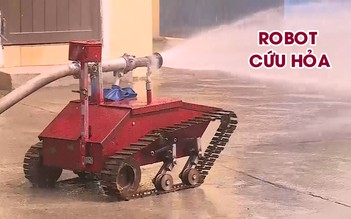 Robot cứu hỏa, sáng chế độc đáo của 2 học sinh trung học