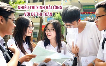 Nhiều thí sinh ở TP.HCM hài lòng với đề thi toán