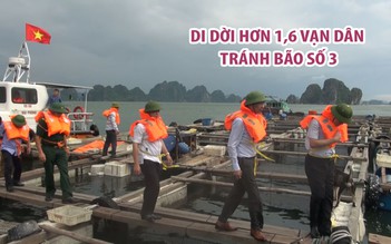 Quảng Ninh di dời hơn 16.000 dân tránh cơn bão số 3